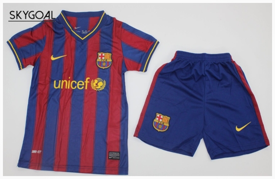 Fc Barcelona 1a Equipacion 09/10 - Enfants