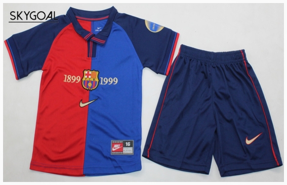 Fc Barcelona 1a Equipacion 99/00 - Enfants