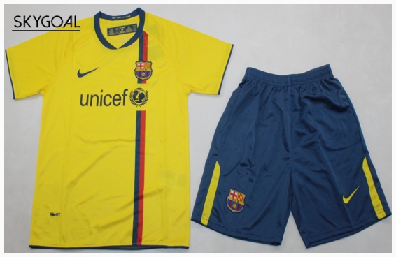 Fc Barcelona 2a Equipacion 08/09 - Enfants