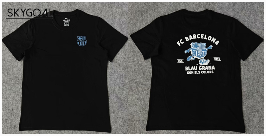 Fc Barcelona Algodón Maillot-black Ii