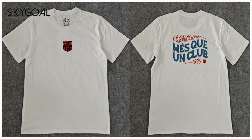Fc Barcelona Algodón Maillot-white