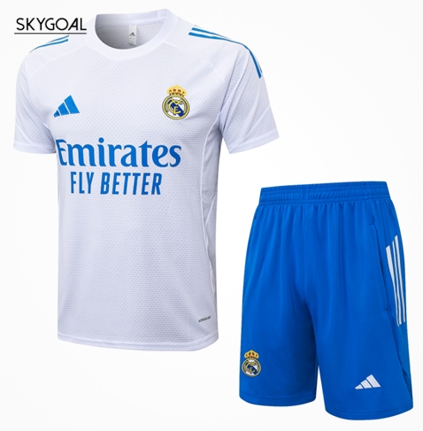Kit Entrenamiento Real Madrid 2025/26- White Ii