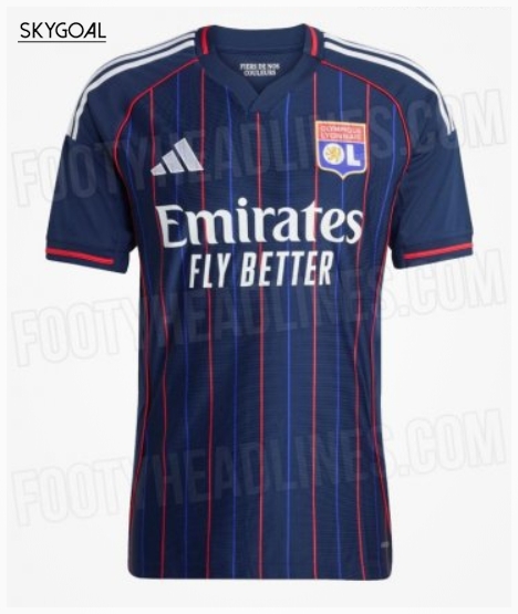 Olympique Lyon Exterieur 2025/26 - Authentic