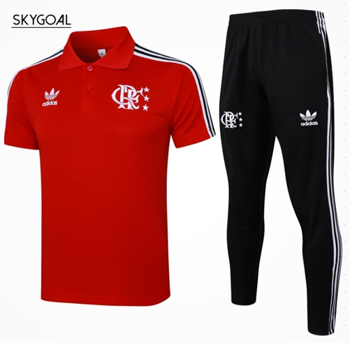 Polo Pantalones Flamengo 2025/26-red