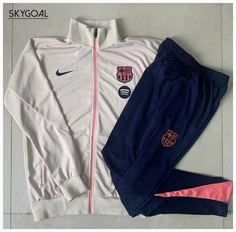 Survetement Fc Barcelona 2025/26 -light Yellow Cremallera Larga