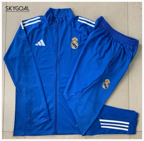 Survetement Real Madrid 2025/26-bule Ii Cremallera Larga