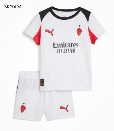 Ac Milan Exterieur 2025/26 - Enfants