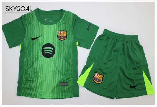 Fc Barcelona Domicile Portero 2025/26 - Enfants