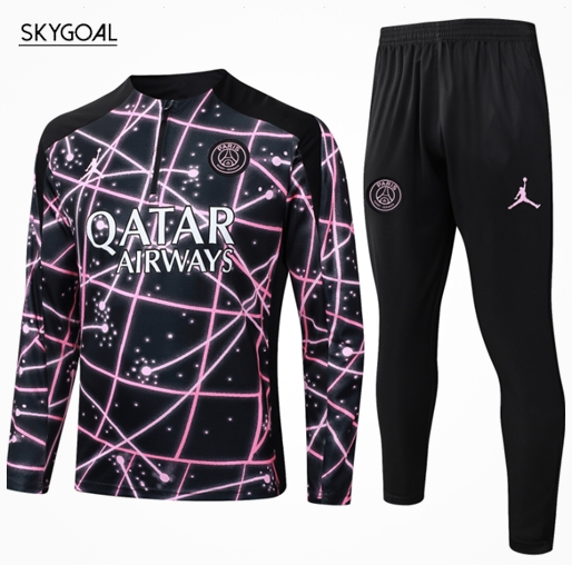 Survetement Psg 2025/26 Black Starry Sky Half Zipper