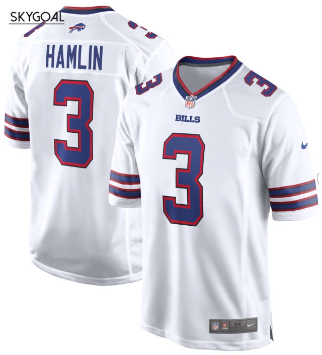Damar Hamlin Buffalo Bills Nike Game Jersey - White