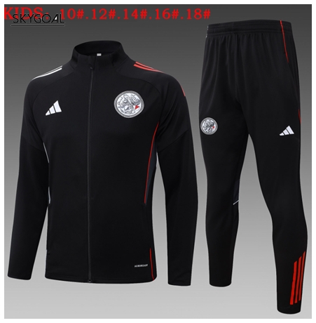 Survetement Ajax 2025/26 Black - Enfants