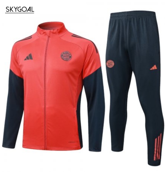 Survetement Bayern Munich 2025/26-red Cremallera Larga）