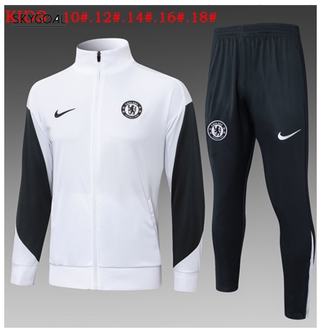 Survetement Chelsea 2025/26 White - Enfants