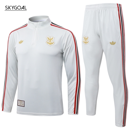 Survetement Flamengo 2025/26 - Light Gray Half Zipper