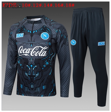 Survetement Napoli 2025/26 Black - Enfants