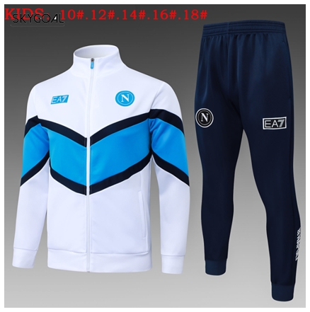 Survetement Napoli 2025/26 White - Enfants