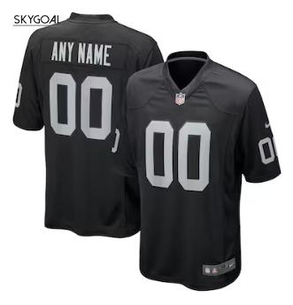 Customlas Vegas Raiders Nike Game Jersey - Black