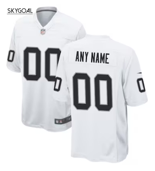 Customlas Vegas Raiders Nike Game Jersey - White