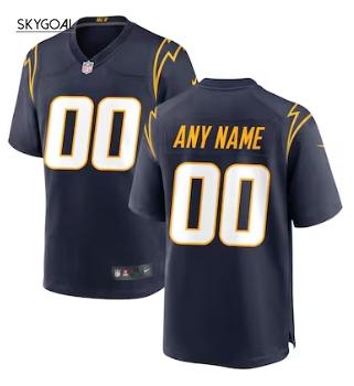 Customlos Angeles Chargers Nike Game Jersey - Navy