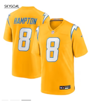 Omarion Hampton Los Angeles Chargers Nike Jersey - Gold