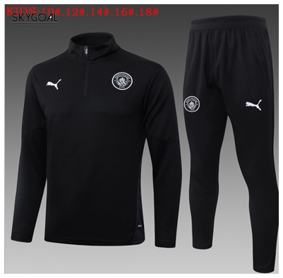 Survetement Manchester City 2025/26 Black Ii - Enfants