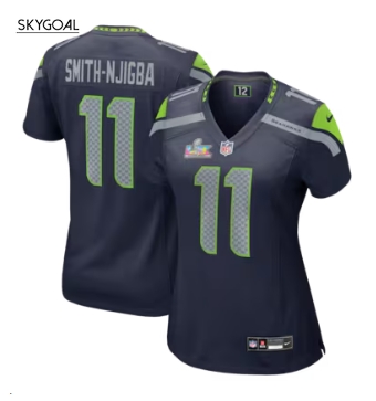 Jaxon Smith-njigba Seattle Seahawks Nike Super Bowl Lx Patch Game Jersey - College Navy-mujer