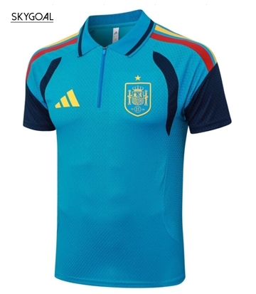 Polo Maillot Espagne 2026- - Authentic Bule）