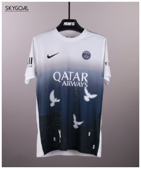 Maillot Pre-partido Psg X 3.paradis 2025/26