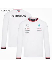 Maillot Mercedes Amg Petronas F1 2022 Ml Blanca