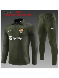 Survetement Fc Barcelona 2023/24 Verde - Enfants