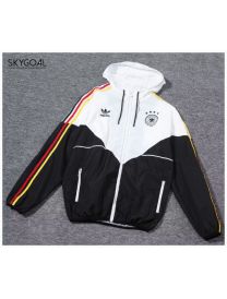 Chaqueta Con Capucha Allemagne 2024 Retro