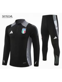 Survetement Italie 2024 Black