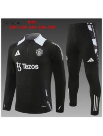 Survetement Manchester United 2024/25 Black - Enfants