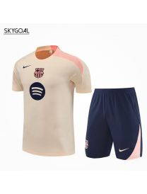 Kit Entrenamiento Fc Barcelona 2025/26 Amarillo Claro