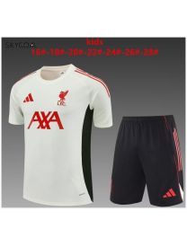Kit Entrenamiento Liverpool Fc 2025/26 White-enfants