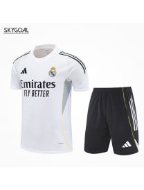 Kit Entrenamiento Real Madrid 2025/26 Blanco