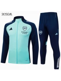 Survetement Arsenal 2025/26-long Zipper Green