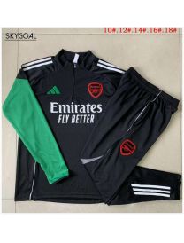 Survetement Arsenal 2025/26black Half Zipper - Enfants