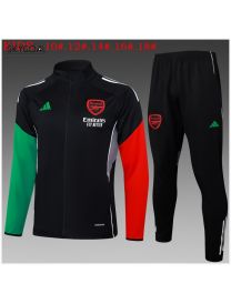 Survetement Arsenal 2025/26black Long Zipper - Enfants