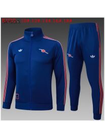 Survetement Arsenal 2025/26retro Bule Long Zipper - Enfants