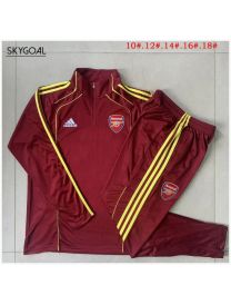 Survetement Arsenal 2025/26retro Red Half Zipper - Enfants