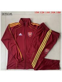 Survetement Arsenal 2025/26retro Red Long Zipper - Enfants
