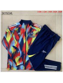 Survetement Arsenal 2025/26yellow With Red Long Zipper - Enfants