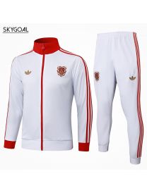 Survetement Bayern Munich 125th 2025/26-white （cremallera Larga