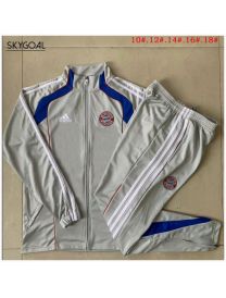 Survetement Bayern Munich 2025/26 Gray Long Zipper - Enfants