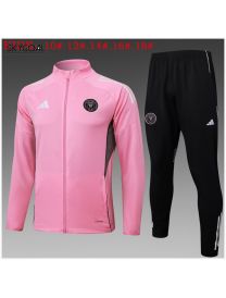 Survetement Inter Miami 2025/26 Rose Long Zipper - Enfants