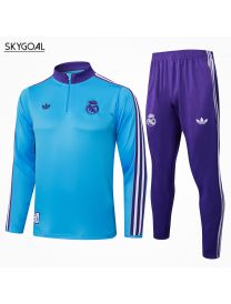 Survetement Real Madrid 2025/26-blue Retro