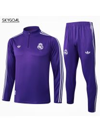 Survetement Real Madrid 2025/26-purple Retro