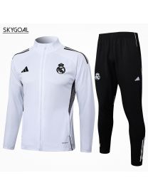 Survetement Real Madrid 2025/26-white Cremallera Larga