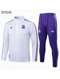 Survetement Real Madrid 2025/26-white Retro